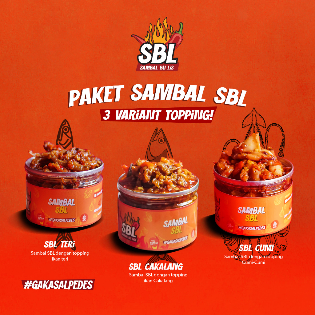 

Paket Sambal SBL dan Aroma Varian ( Cumi, Ikan Cakalang, Ikan Teri )