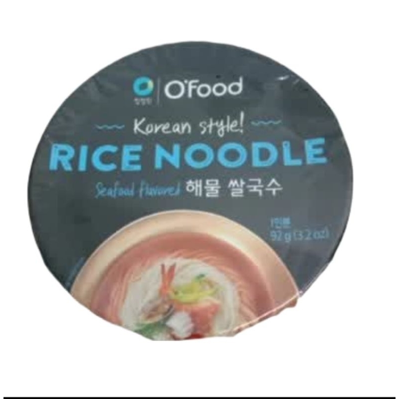 

O'Food Korean Rice Noodle With Spicy Seafood Flavoured 92 gram