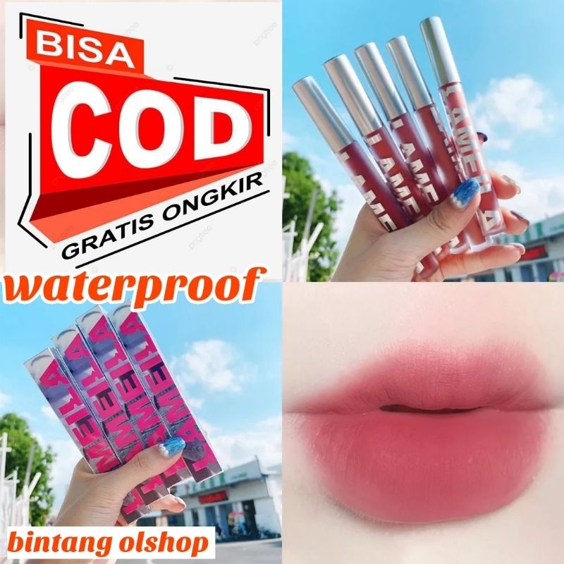 LIPSTIK LAMEILA TERBARU LIPSTIK CREAM LAMEILA WATERPROOF MENCERAHKAN BIBIR