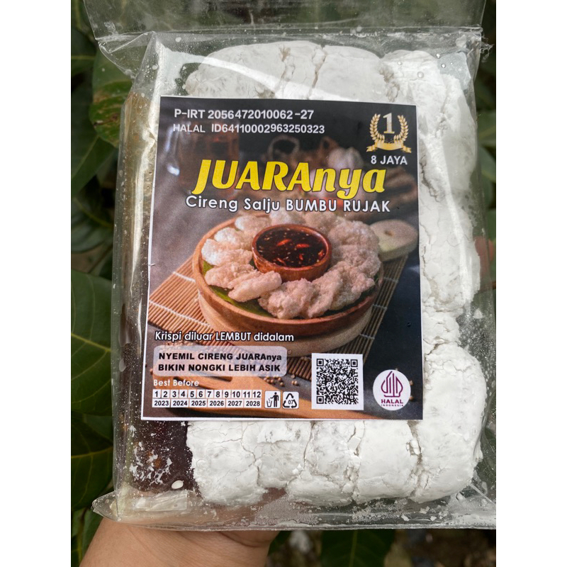 

Cireng Juara isi 15 + bumbu rujak
