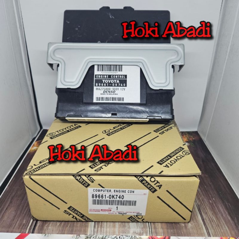 Ecu Komputer Control Engine Innova Bensin 89661-OK740 Asli