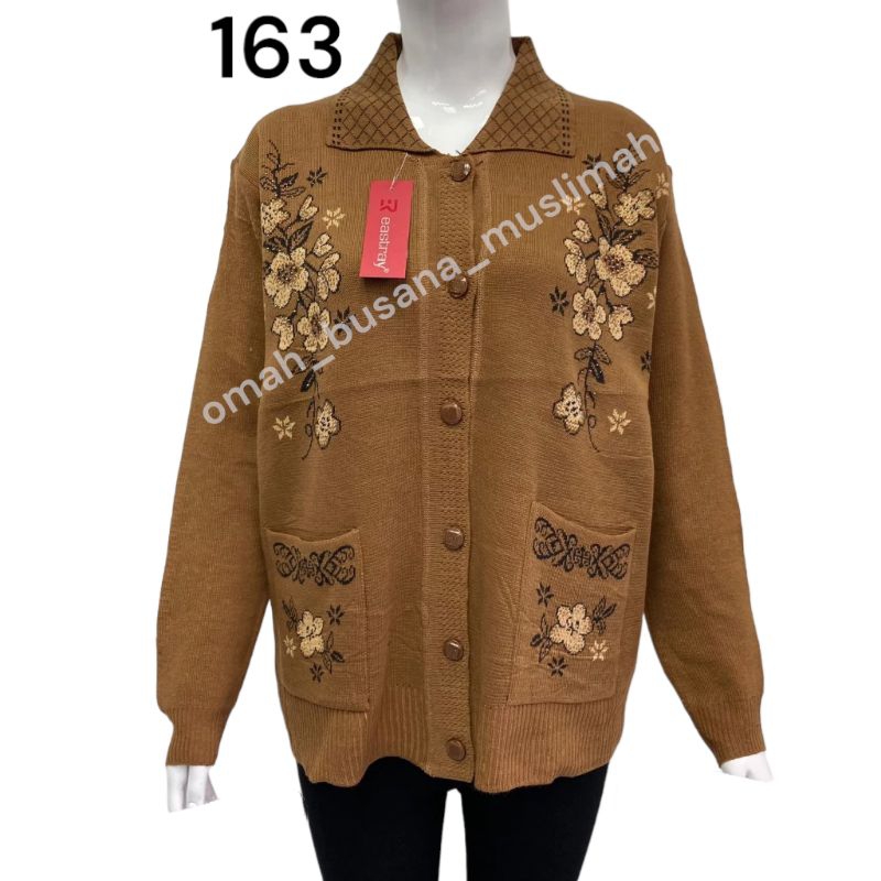 SWEATER IBU JAKET MANTEL SWEATER WANITA SEMI WOOL