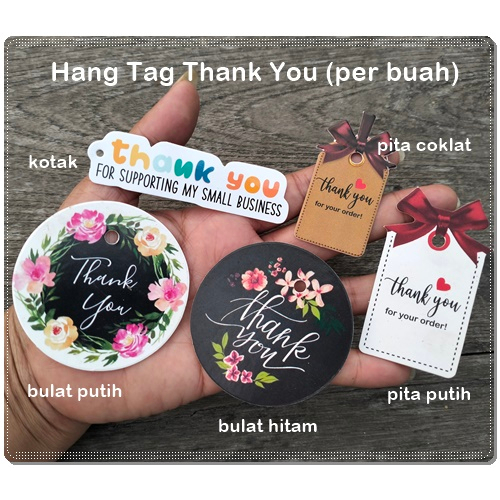 

TAG-28 : Hang Tag Thank You (per buah)