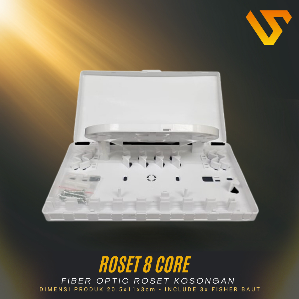 Roset Fiber Optic 8 Core kosongan|Roset FO 8 Core