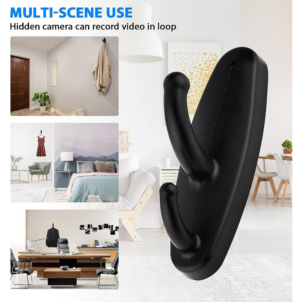 Spy Camera CCTV Non Wifi Kamera Mini HD 720P Hidden Camera CCTV Pengintai Pengawas Keamanan Tersembu