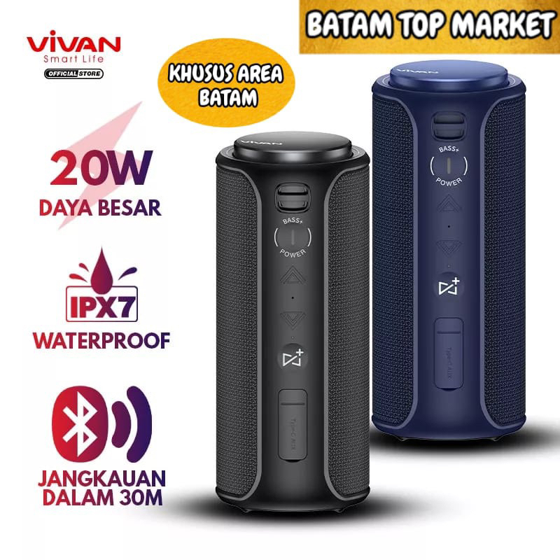 VIVAN VS30 IPX7 WATERPROOF BASS & BLUETOOTH SPEAKER