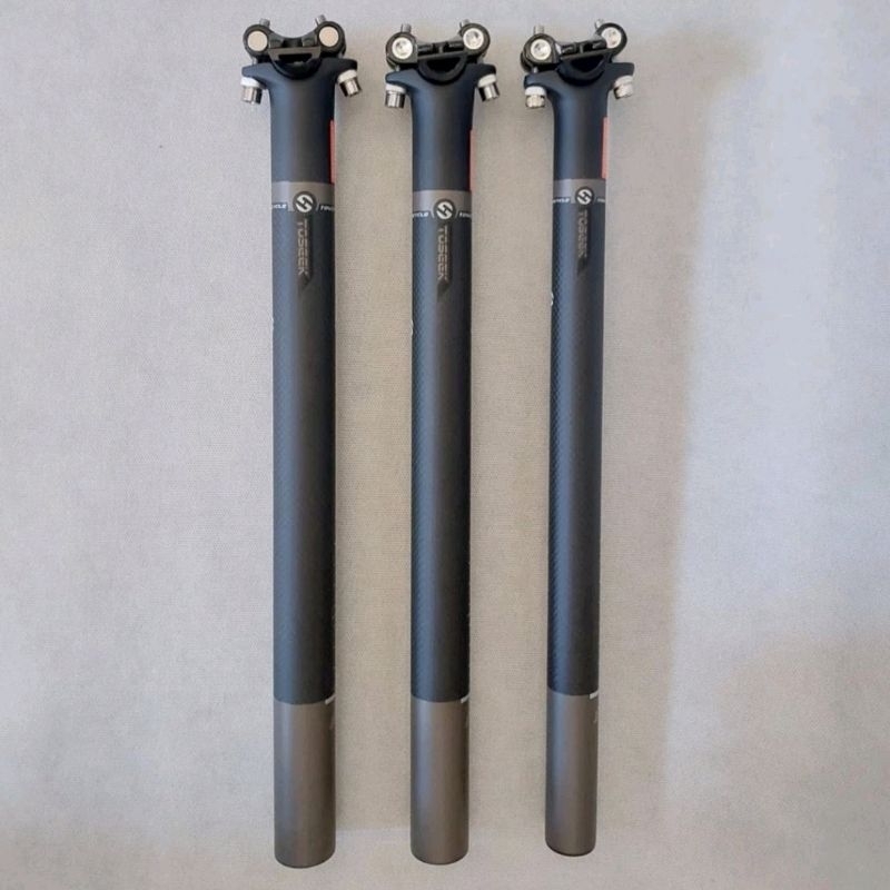 SEATPOST CARBON TOSEEK ULTRALIGHT PANJANG 400MM