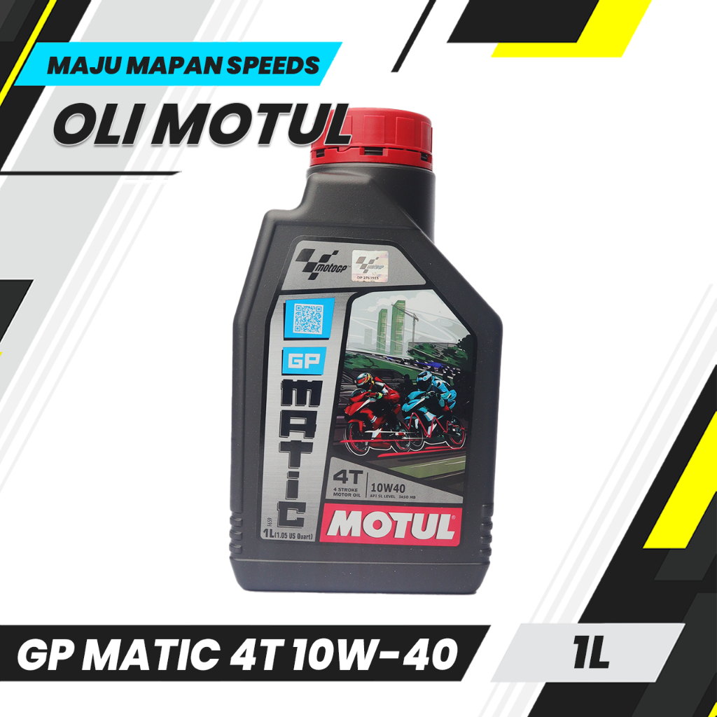 Oli Motul GP Matic 10W-40 1L / oli mesin Matic 150 - Nmax - Aerox - pcx - xmax - adv Motul