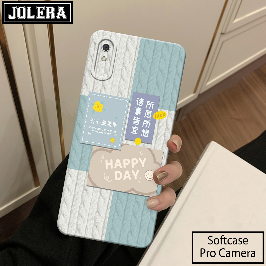 Case Hp Softcase XIAOMI REDMI 9A Case Hp XIAOMI REDMI 9A  Silikon Hp XIAOMI REDMI 9A Motif Cartoon K
