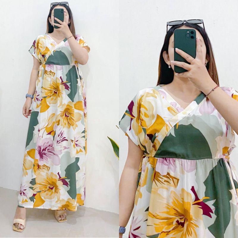 Daster Kimono panjang / Daster Celine panjang / Dress kimono panjang