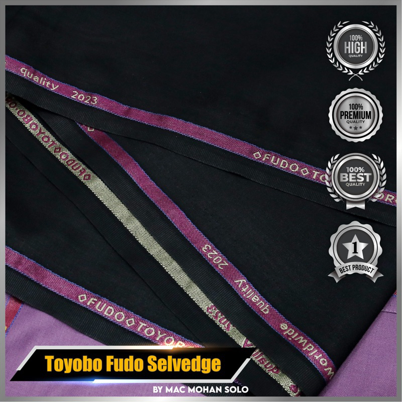 {TERMURAH} TOYOBO SULAM KATUN TOYOBO ROYALMIX TEBAL PAKAI SULAM FUDO FODU SELVEDGE TOYOBO SUPERFINE 