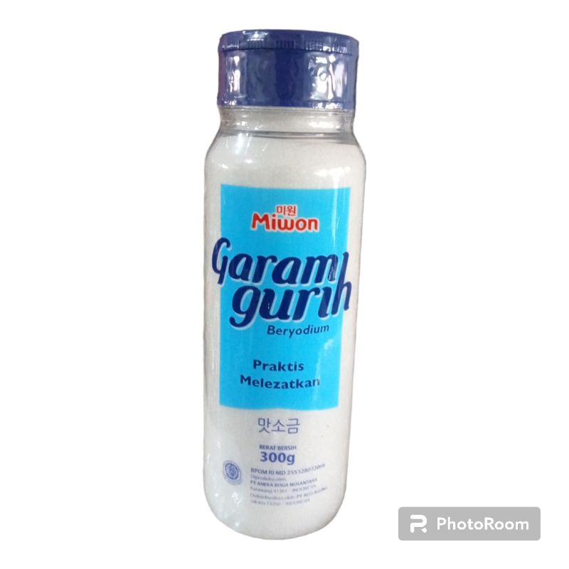 

Garam Gurih Beryodium Miwon 300 gram botol