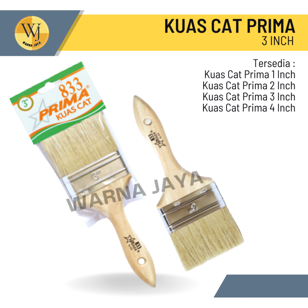 

Kuas Cat Prima 3 Inch / Kuas Prima