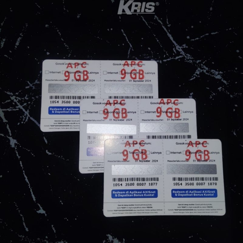 VOUCHER AXIS AIGO 9GB 30HARI