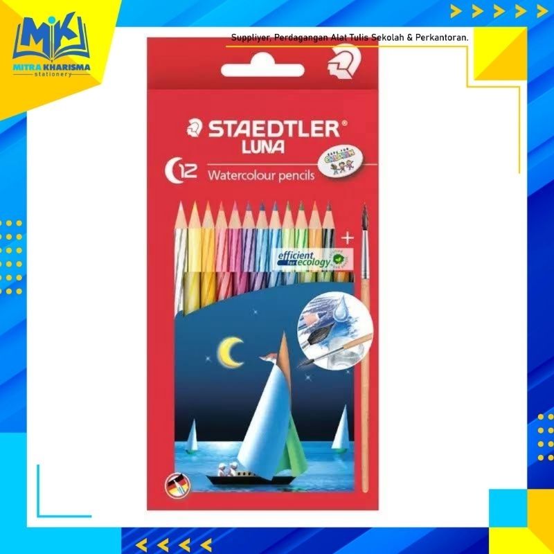 

Pensil Warna Watercolour (Free Kuas) STAEDTLER LUNA Aquarell 137 C 12