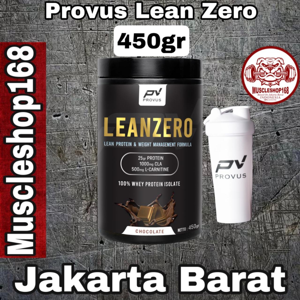 Provus Lean Zero 450 gr 1 Lbs Whey Isolate + Fatburner Ripped