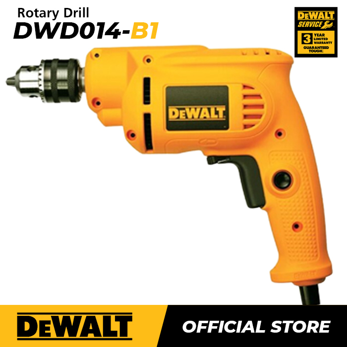 Dewalt Rotary Drill / Bor Tangan Listrik Non Impact 550W 10mm DWD014