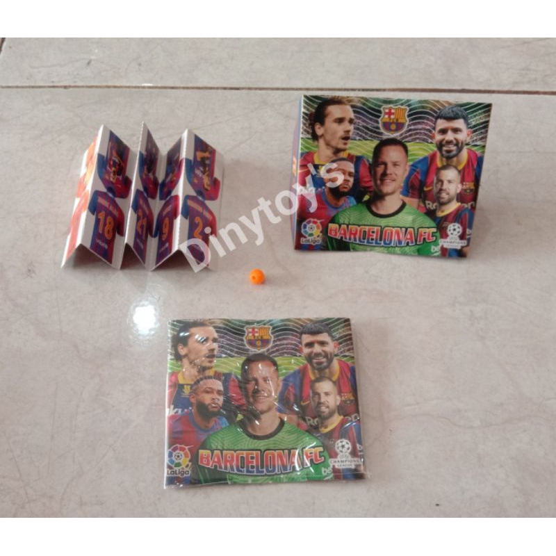 mainan bola gebrak mainan soccer kertas ukuran besar isi 200 pcs