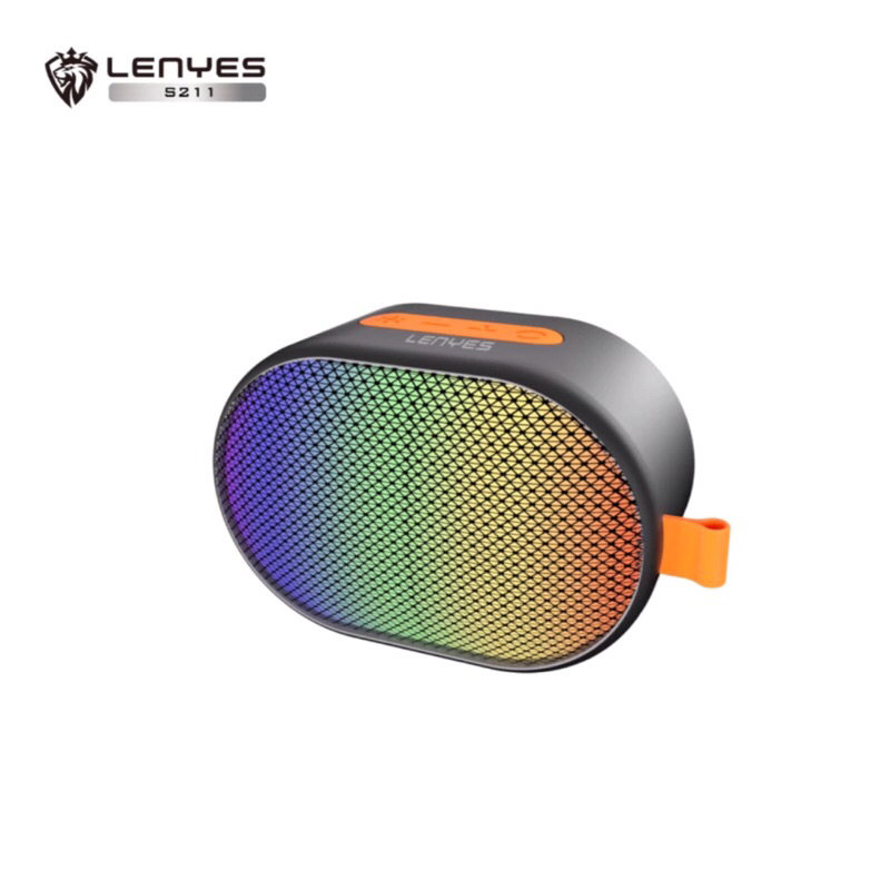 Lenyes S211 LED Colorfull Lights Wireless Speaker Bluetooth 5.3 Portable Hifi Sound Quality