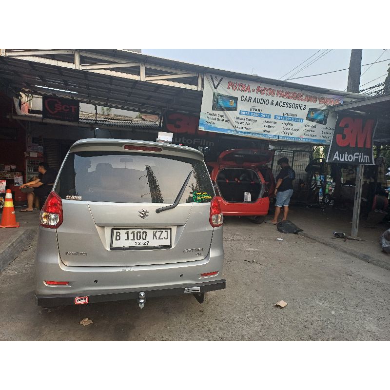 tanduk towing bemper belakang mobil suzuki ertiga lama