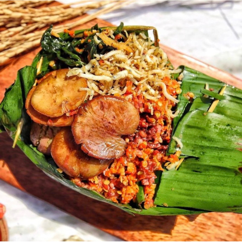 

Nasi Bakar 2 Topping TERI Quinn Kitchen