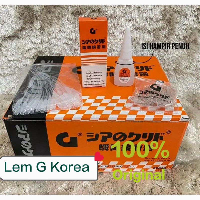 

LEM G KORA 100% ORIGINAL / Lem Serbaguna Tahan Lama