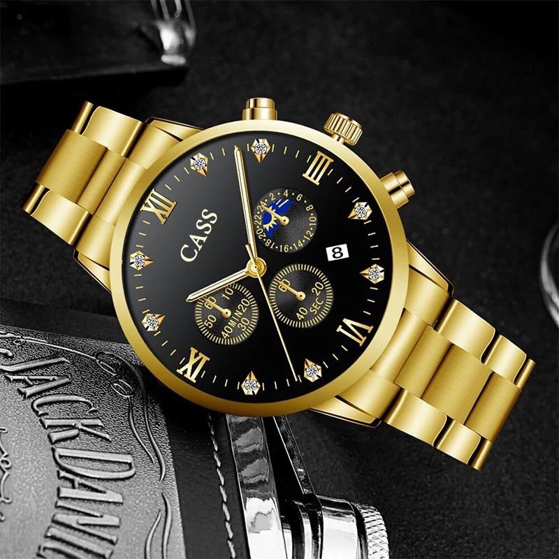 JAM TANGAN PRIA RANTAI ANTI AIR