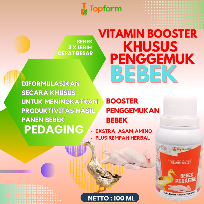 Vitamin Untuk Bebek Pedaging / Vitamin Bebek Pedaging / Vitamin Dod Bebek Pedaging / Vitamin Anak Be