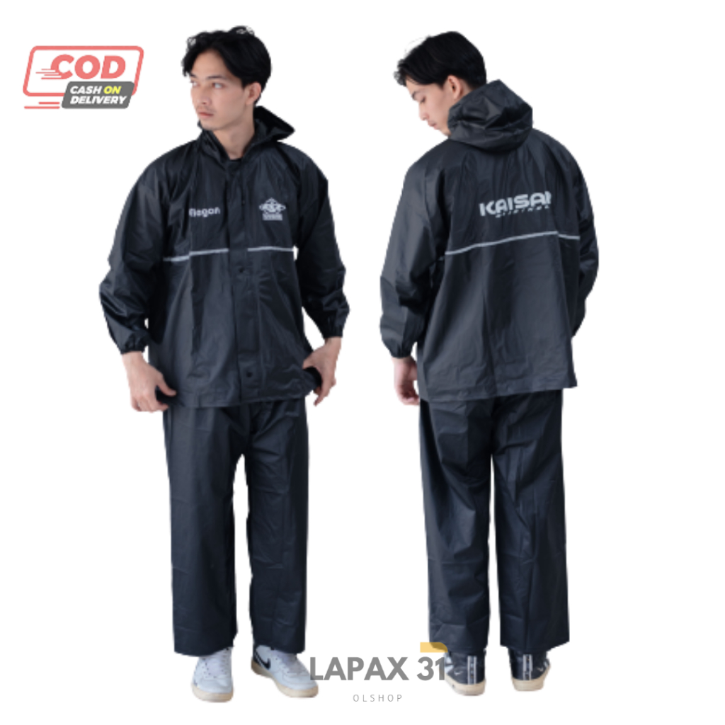 Raincoat Jas Hujan Tebal Pria Wanita Dewasa Anti rembes Mantol Mantel Anti sobek Setelan Jas Hujan K