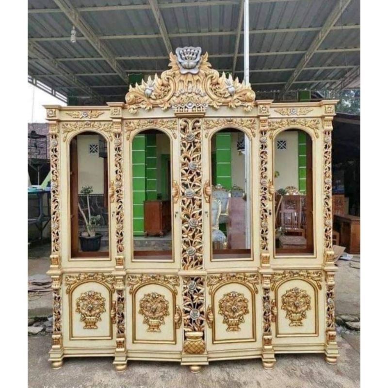 bufet pajangan ukir almari ukir Sima jepara