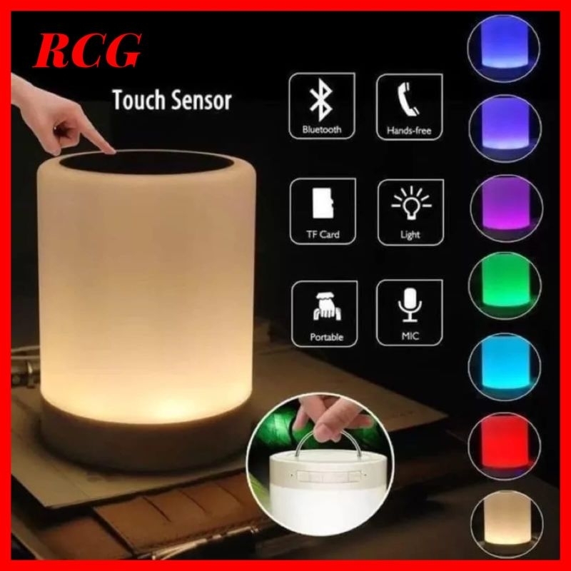 Speaker Bluetooth Lampu LED Color Warna warni