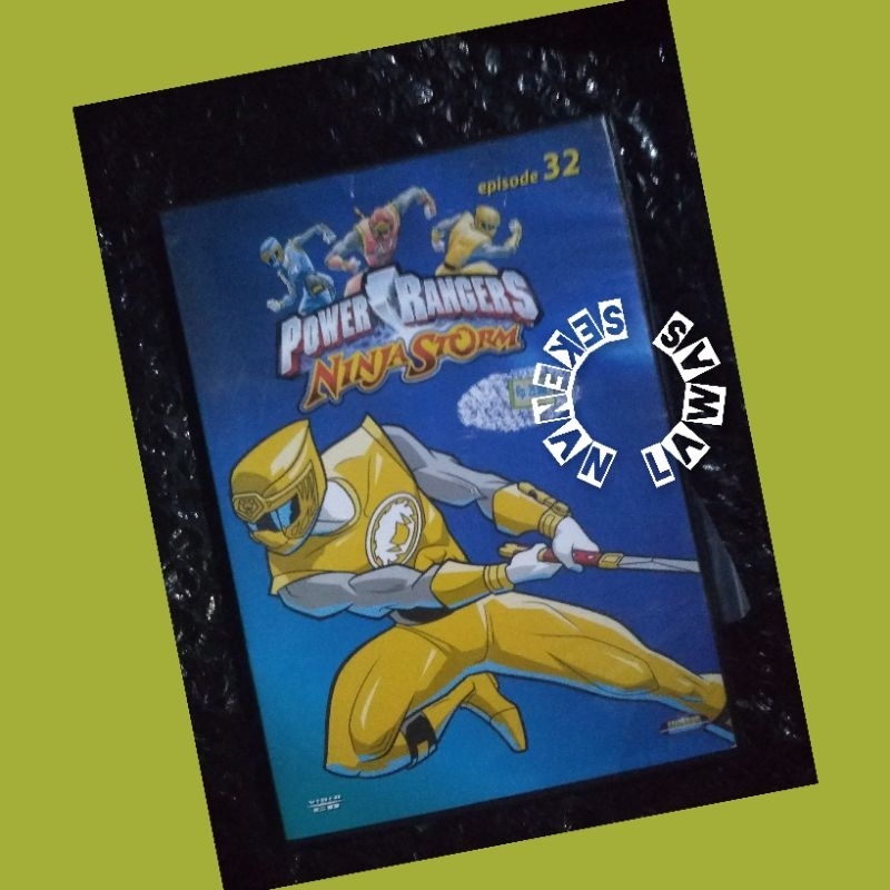 VCD Power Rangers Ninja Storm Eps. 32 /Original /Bahasa Indonesia
