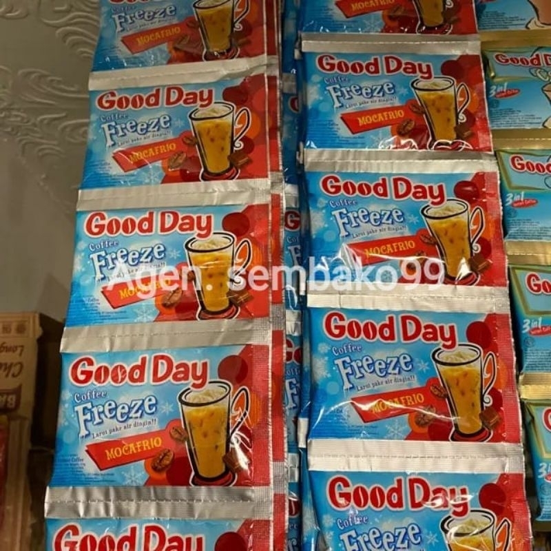 

Good Day freeze renceng isi 10pcs minuman sembako