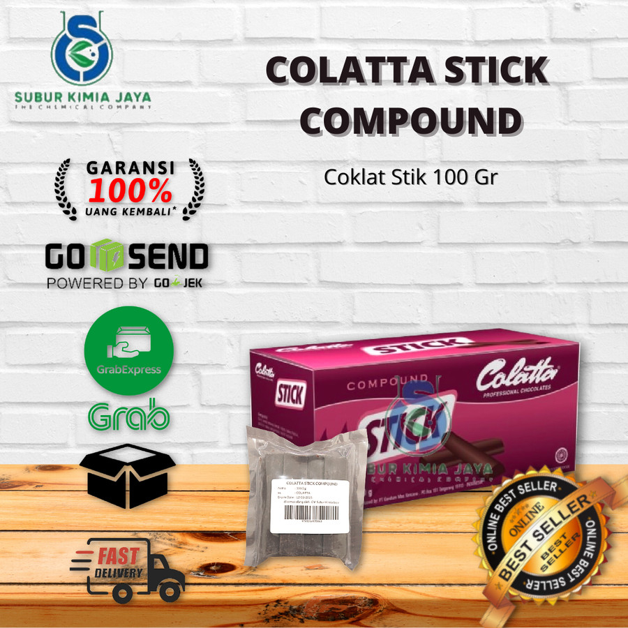 

Colatta Stick Compound 100 Gr / Chocolate Stick Baked Stable / Coklat