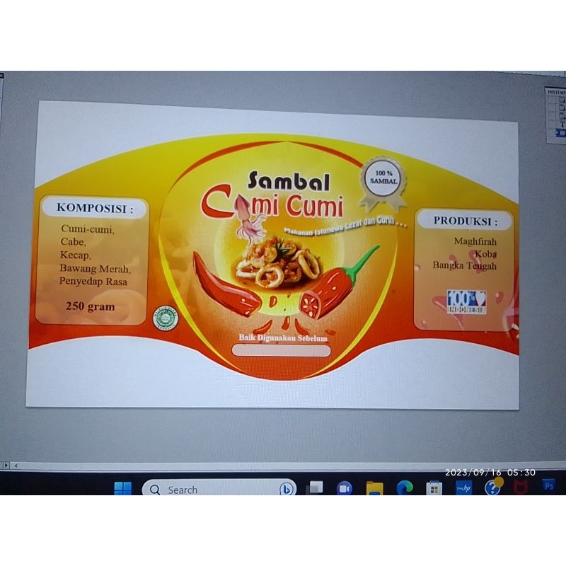 

Desain Label Merk