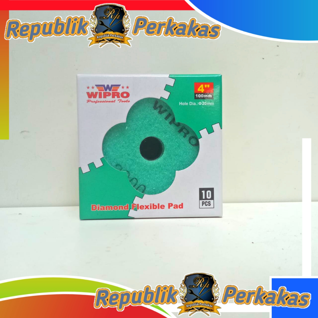 Wipro Diamond Pad 4 Inch - Polishing Pads Batu Alam Gerinda