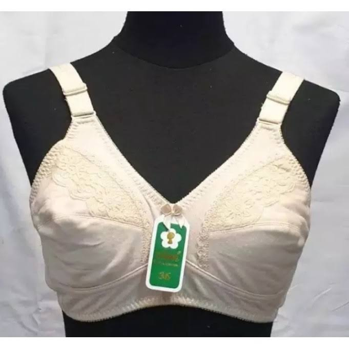 BRA PLUM CUP BESAR CREAM/ BRA PLUM TANPA BUSA