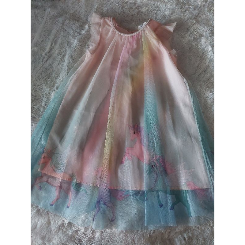 dress anak hnm unicorn