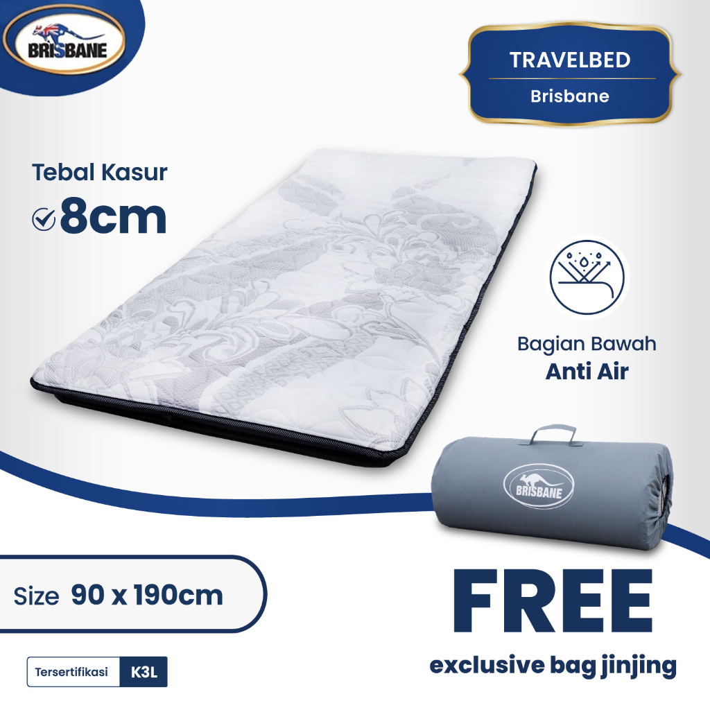 Kasur Lantai Brisbane / Travel Bed Flat Brisbane