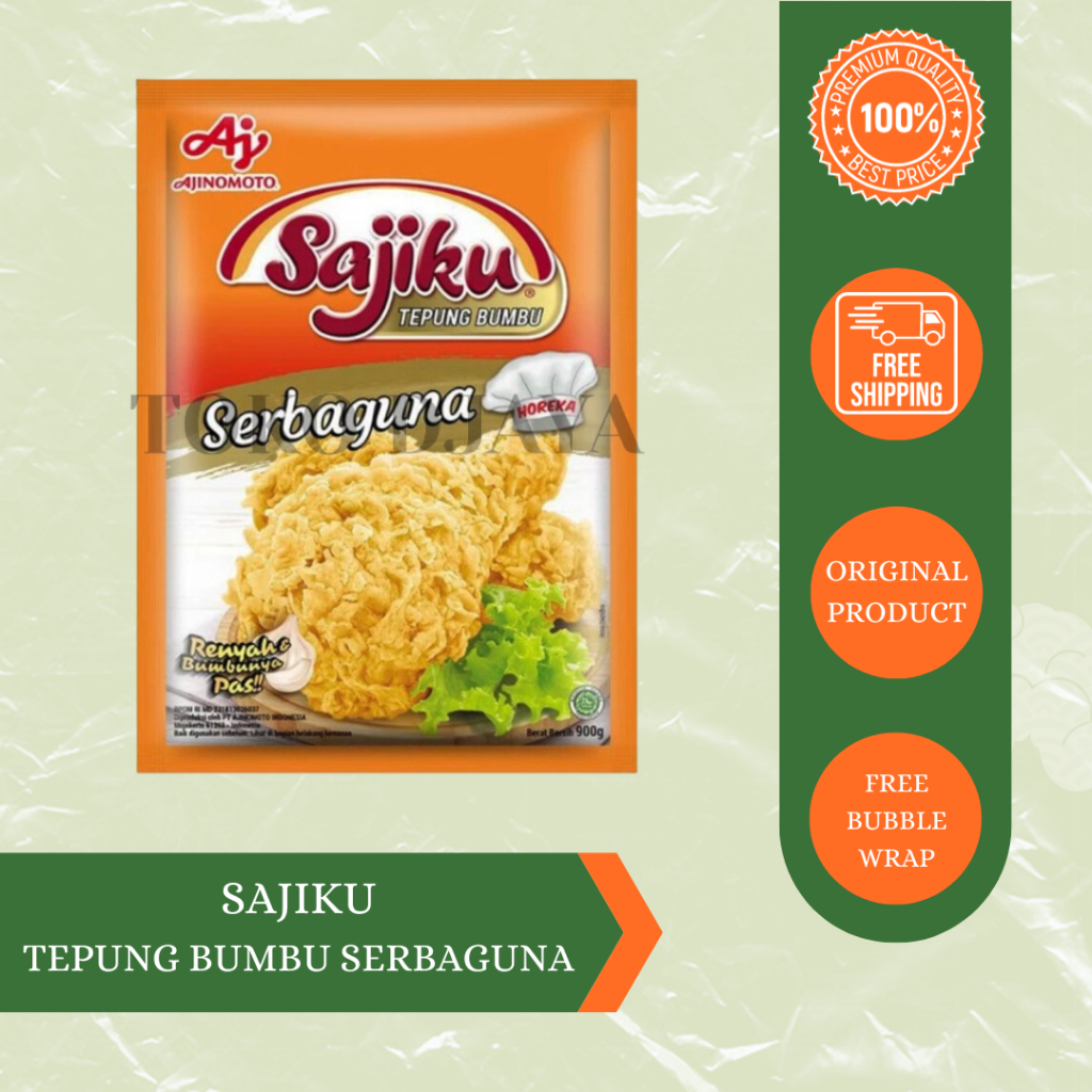 

Sajiku Tepung Bumbu Serbaguna 900g Ajinomoto