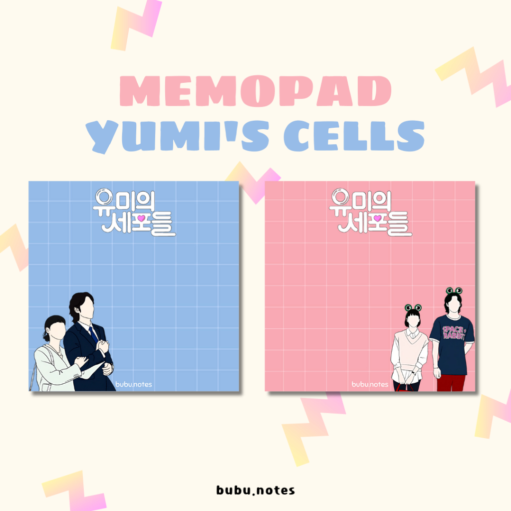 

YUMI'S CELLS - Memopad Kdrama Korean Drama Sticky Note Post it Memo Pad Notes Paper Study Stationary