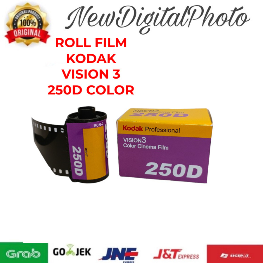 PROMO ROLL FILM KODAK VISION 3 250D COLOR / VISION3 KODAK 35MM 250D 27EXP