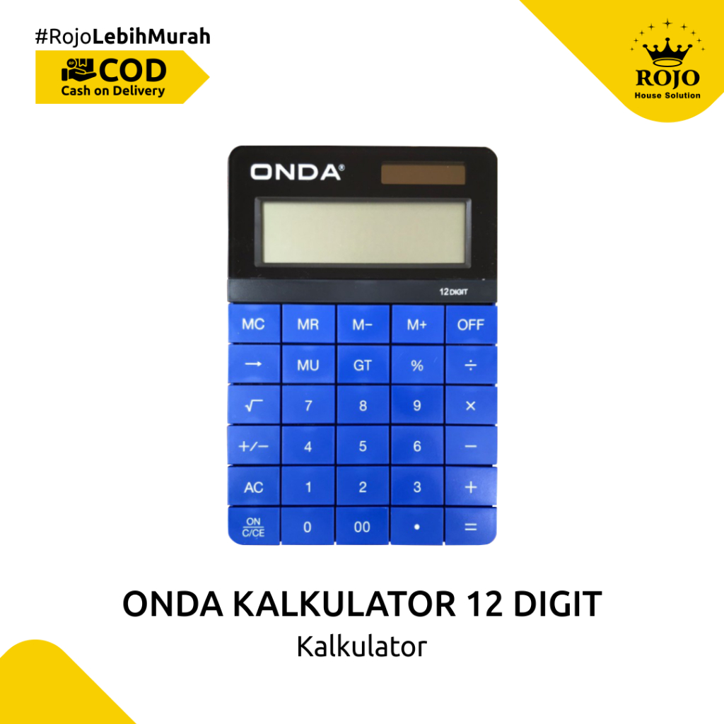 

Onda Kalkulator 12 Digit