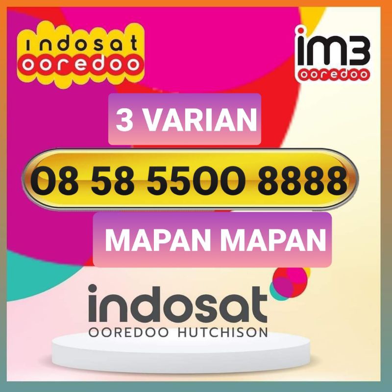 Nomor Cantik Indosat 8888