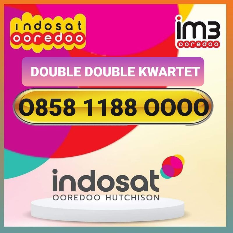 Nomor Cantik Indosat kwartet 0000