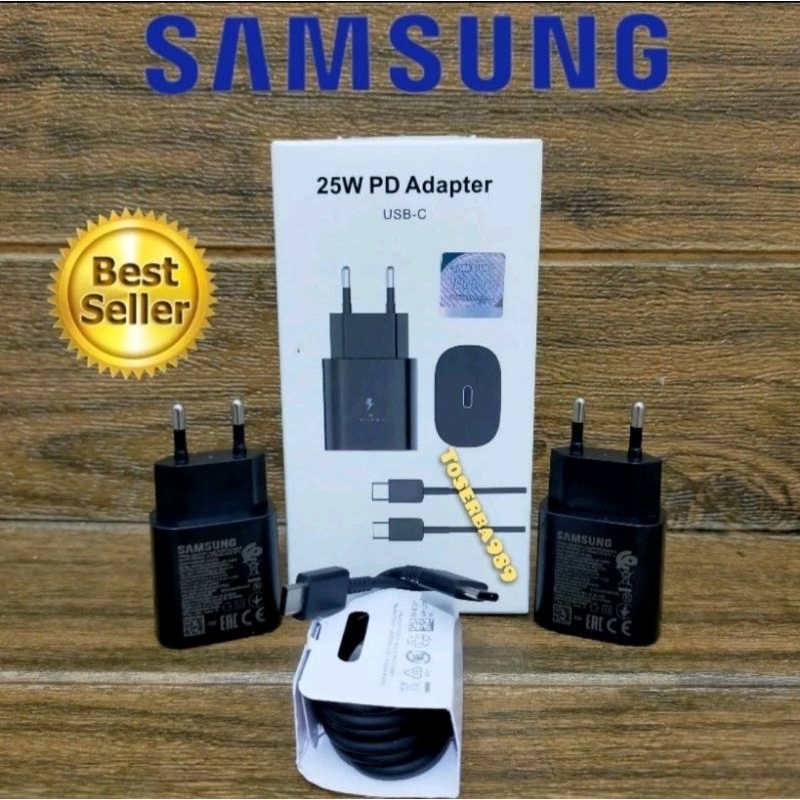 adaptor kepala Charger Casan Samsung A14 A24 A33 A34 A53 A54 25W