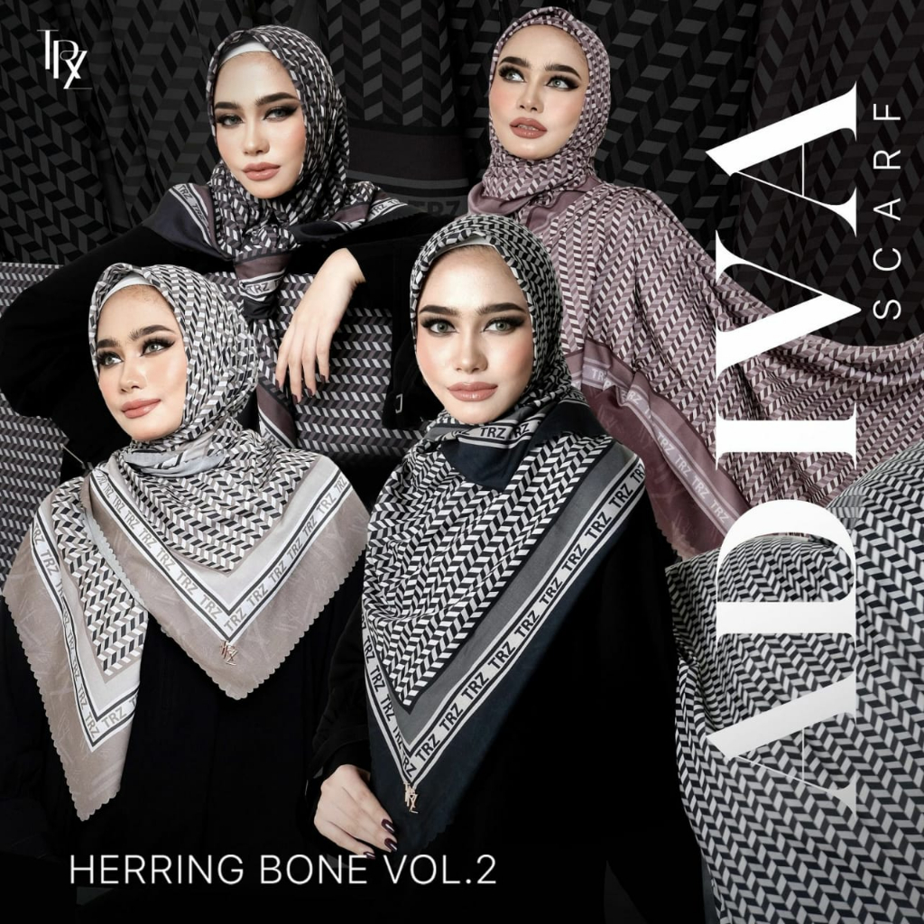 TRZ - Scarf Adiva Vol-2 - Scarf Printing 140x140 - Scarf Syari