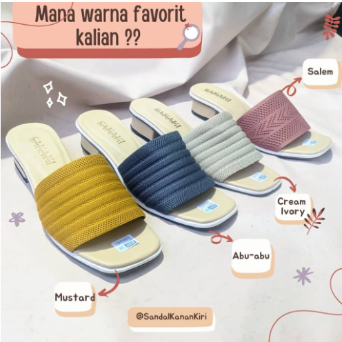 Sandal Wanita Hak Tinggi Rajut Import High Heel Wanita Hak Tahu