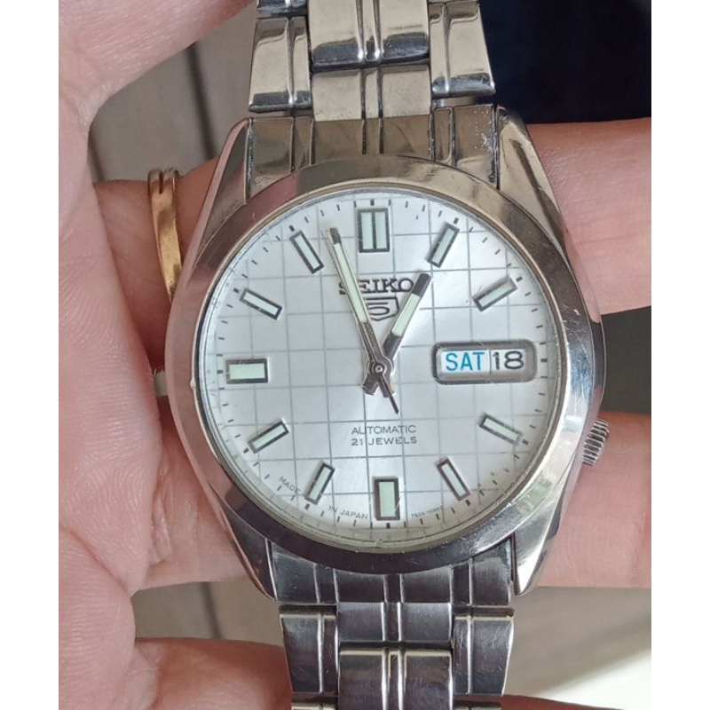 Seiko Automatic cal 7s26-03B0 White Dial Catur