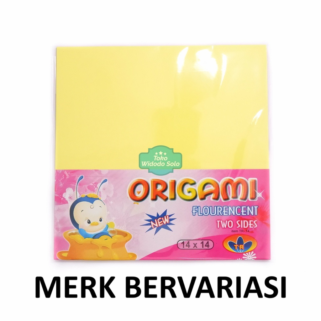 

Kertas Lipat Fancy Bolak Balik 14x14cm Origami Paper - 1 Pack